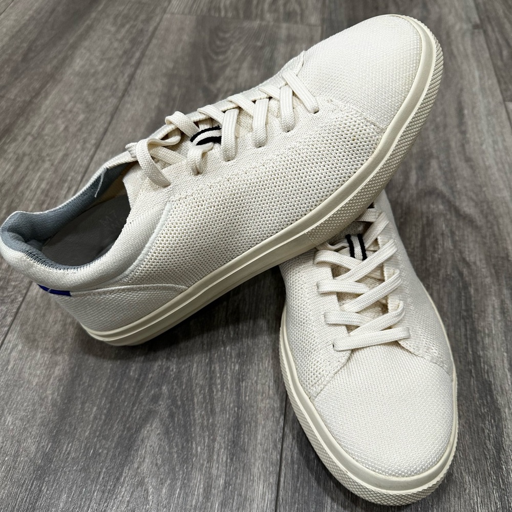 Rothy's Size (Men's 7 Wmns. 8.5) RS02 Lightweight Sneakers (Bone Color)
